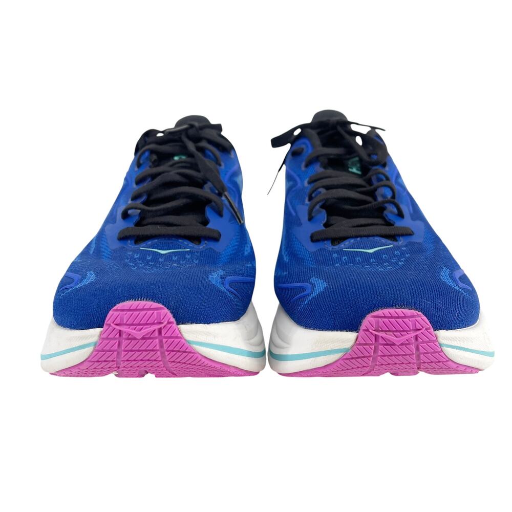 HOKA Clifton 10 Running Shoes Night Sky Ultramarine Cushioned Womens 10 Sneakers - Picture 4 of 10